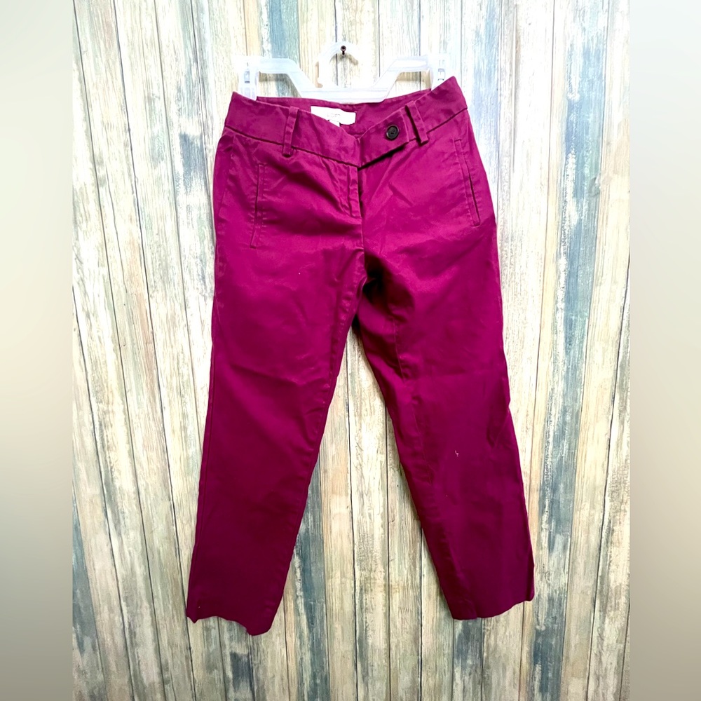 LOFT Pink cotton pants